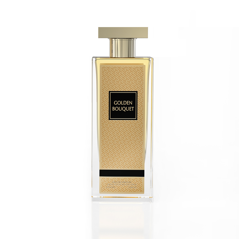 Golden Bouqet perfume bottle parfum