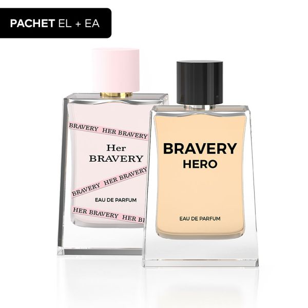 pachet parfumuri El + ea bravery hero + her bravery